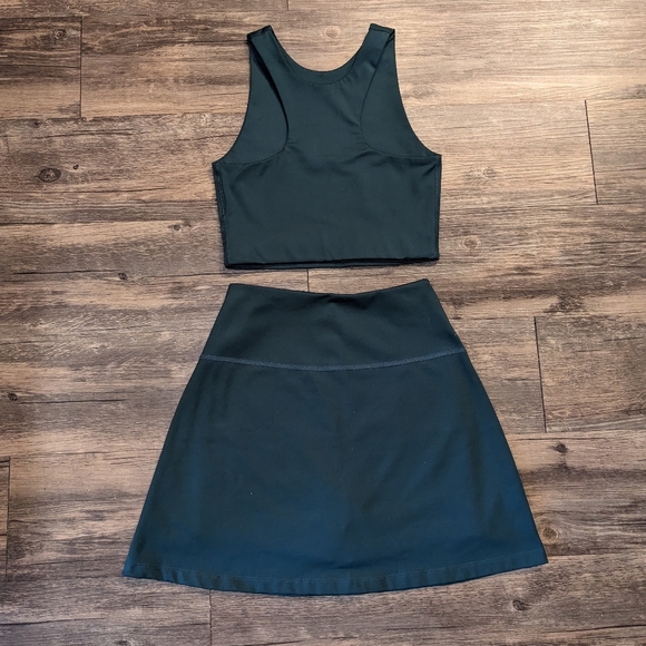 Girlfriend Collective Skort and Bra Set - Picture 2 of 4